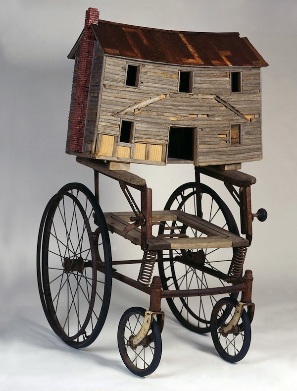 Pack House
1997
wood, steel, found objects
48”x26”x32”