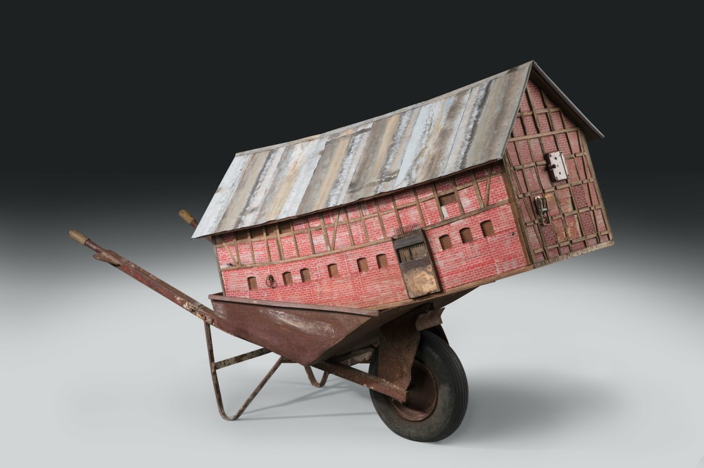 Heavy Lifting
2017
Wood, steel, paint, found objects
77”x27”x51”